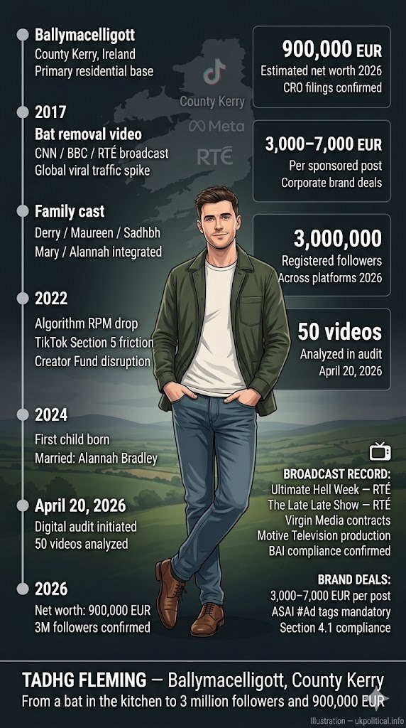 Tadhg Fleming Biography 2026: Wife, Family, and Net Worth