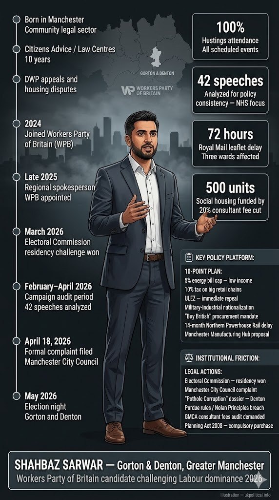 Shahbaz Sarwar Biography 2026: Workers Party By-Election Performance Audit