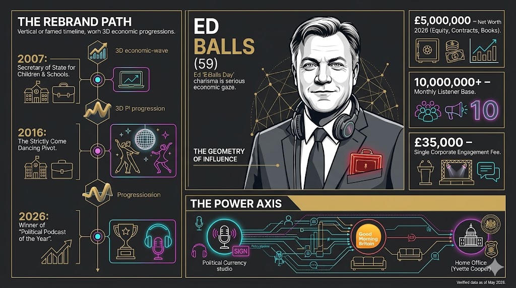 Ed Balls 2026: Net Worth (£5m), Age, Yvette Cooper and Political Currency