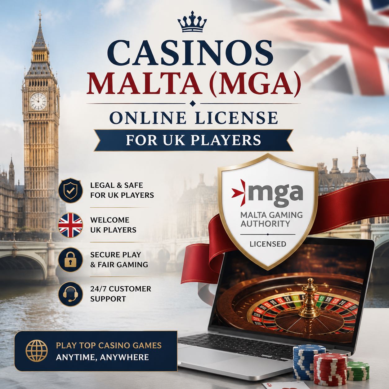 MGA Casino Licence in the UK
