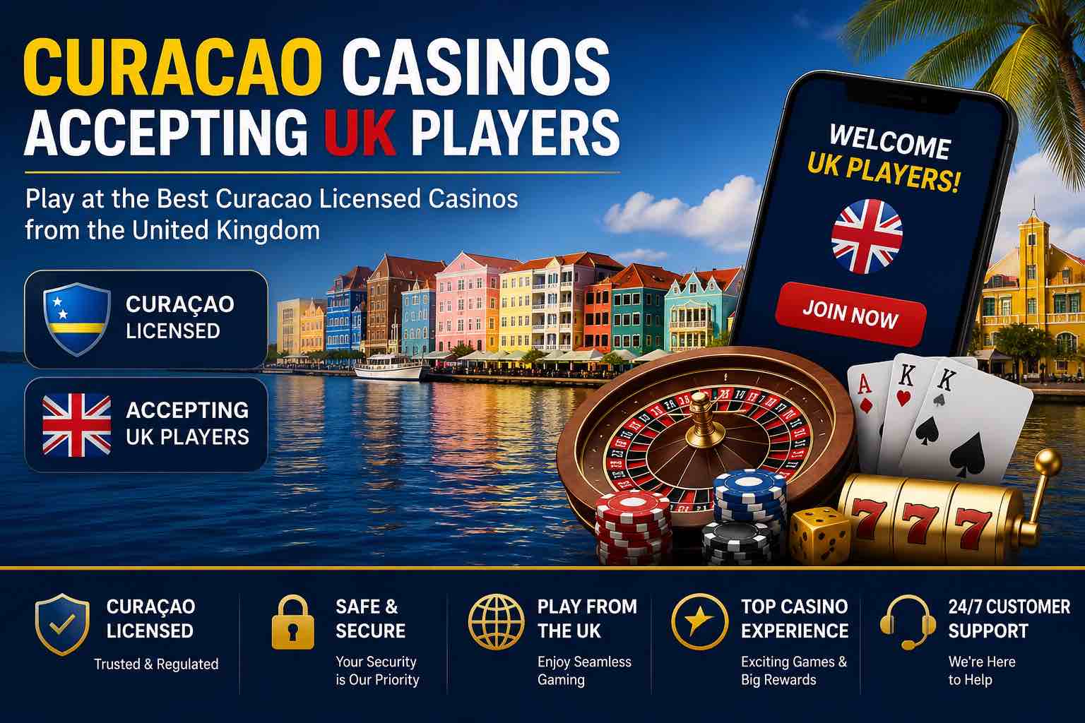 Curacao Casinos Accepting UK Players
