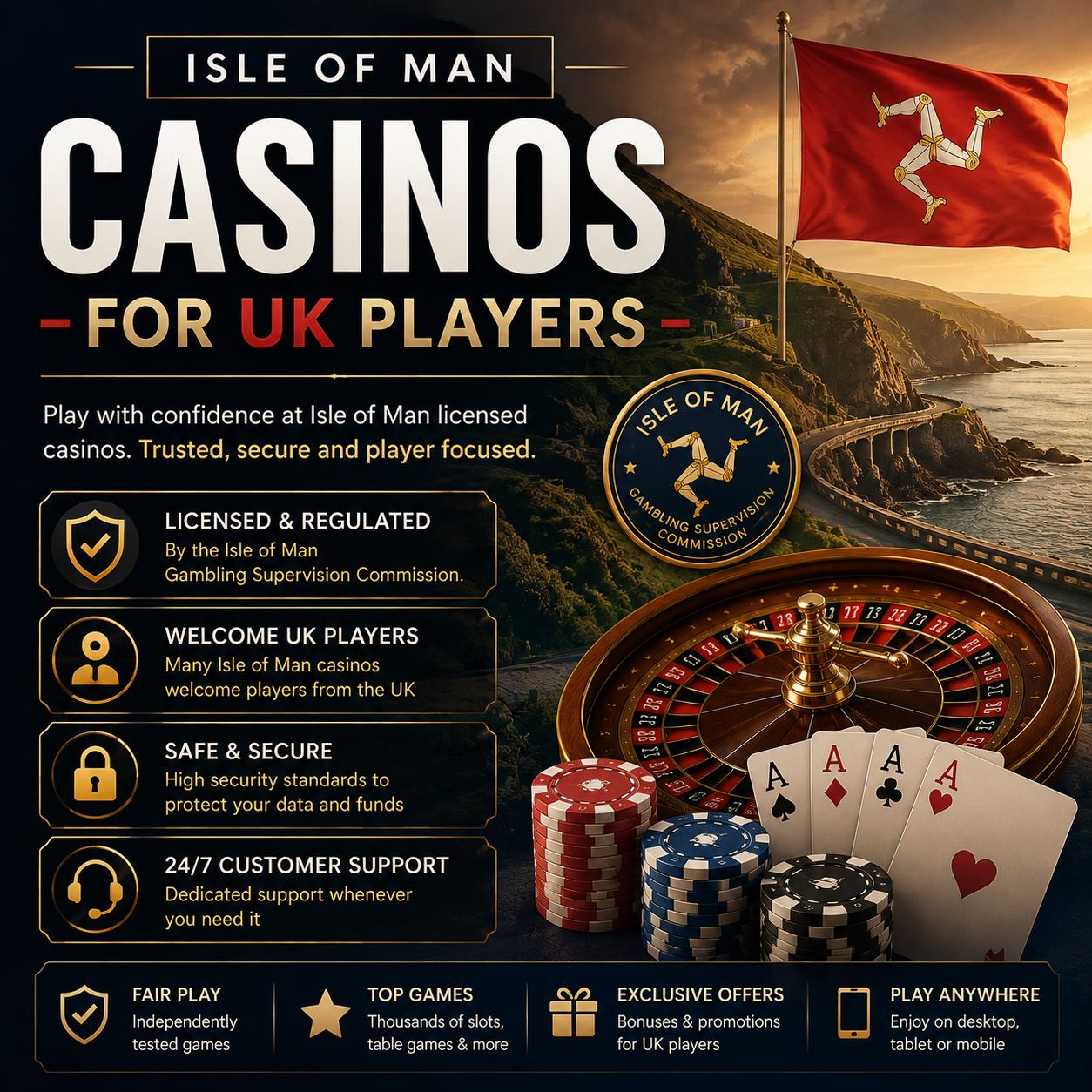 Isle of Man Casinos for UK Players